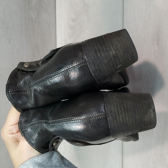 Officine Creative Womens Leather Ankle Heels Giselle boots shoes sz 39.5/9.5 - Picture 7 of 15